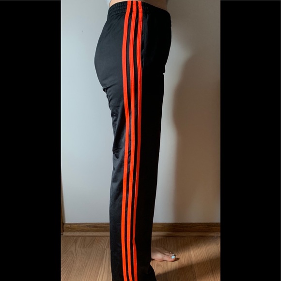 adidas joggers red stripes